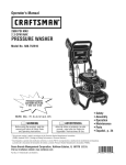 Craftsman 580.752510 Operating instructions