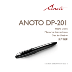 Anoto DP-201 User`s guide