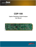 Casio CDP-100 User manual