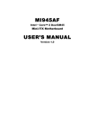 Award MI945 User`s manual