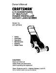 Craftsman 917.377912 Owner`s manual