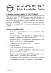 SIIG Serial ATA PCI Installation guide