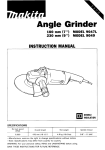 Makita 90471 Instruction manual