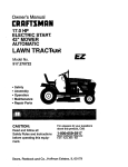 Craftsman EZ 917.270722 Owner`s manual