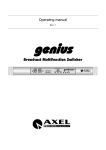 Axel GENIUS D Specifications