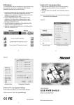 MicroNet SP214D User manual