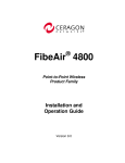 Ceragon FA4800 Specifications