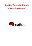 Red Hat ENTERPRISE LINUX 5 - VIRTUALIZATION GUIDE Installation guide