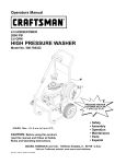 Craftsman 580.768322 Operators Operating instructions