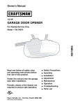 Craftsman 139.53995SRT Owner`s manual