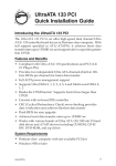 SIIG UltraATA 133 PCI Installation guide