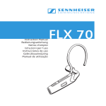 Sennheiser FLX 70 Instruction manual