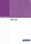 Advantech ARK-4180 User manual