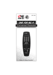 Universal Remote Control ONE FOR ALL URC3110 User guide