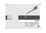 Bosch AHS 52 LI Instruction manual