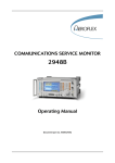 Aeroflex 2948B Operating instructions