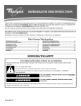 Whirlpool W10312241A Specifications