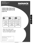 Magnavox 37MF437B - LCD TV - 1080p User manual