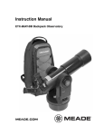 Meade ETX-80AT-BB Instruction manual
