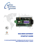 Micro Control MCS-BMS-GATEWAY Specifications