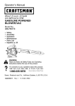 Craftsman 358.794773 Operator`s manual