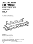 Craftsman 315.25791 Operator`s manual