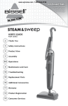 Bissell SteamandSweep Hard Floor Cleaner 46B48 User`s guide