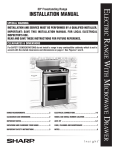 Sharp KB-3425L Installation manual