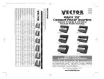 Vector MAXX SST VEC054D User`s manual