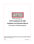 ATTO Technology SC-5300 Instruction manual