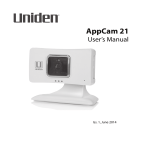 Uniden AppCam 21 User`s manual