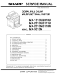 Sharp MX-2310U Service manual