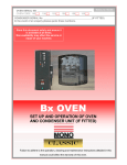 Mono Bx OVEN Specifications