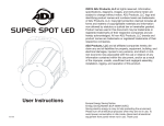 American DJ DJ Spot LED Specifications