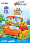 VTech V.Smile Motion-Winnie the Pooh-The Honey Hunt User`s manual