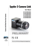 Dalsa Spyder3 S3-24-01k40-00-R User`s manual