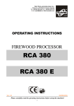 Sharp R-380E Operating instructions