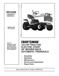 Craftsman 917.254740 Owner`s manual