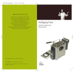 Wolfgang Puck BDFR0040 Operating instructions