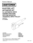 Craftsman 917.242450 Owner`s manual