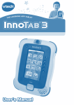 VTech InnoTab Learning App Tablet User`s manual