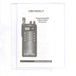 Uniden UBC60XLT Specifications