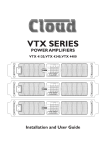 Cloud VTX-WM1 User guide