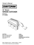 Craftsman 917.249650 Owner`s manual