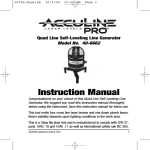 AccuLine 40-6780 Instruction manual