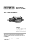 Craftsman 875.199800 Owner`s manual