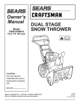 Craftsman C950-52948-0 Specifications