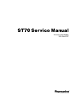 Raymarine ST70 Instrument Service manual