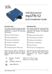SEH myUTN-52 Installation guide