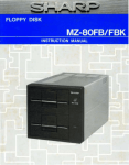 Sharp MZ-80FB/FBK Instruction manual